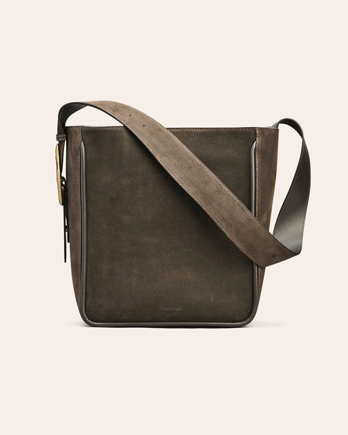 Shoulder bag cala jade veske Misu Mini leather crossbody bag - black navy